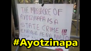 Solidaridad para #Ayotzinapa desde NYC  #SOSporMéxico 