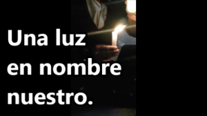 5oyMéxico.org llevó una vela en nombre de nuestro espacio al DF.  #AccionGlobalAyotzinapa.