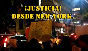 En NYC, las manifestaciones son permanentes. #Ayotzinapa.