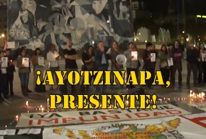 ¡Ya Basta de Impunidad! Pase de Lista, por los 43 compas de #Ayotzinapa desde Barcelona.