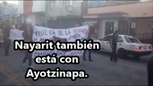 #AcciónGlobalAyotzinapa desde tierras nayaritas. #YaMeCansé. #SOSporMéxico.