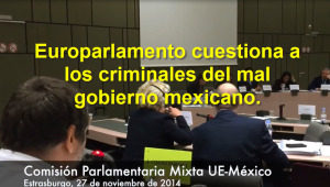 Eurodiputado exige al embajador de México que pare la criminalización de la protesta. #YaMeCansé.