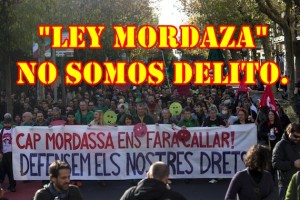 Protestas en toda España, en contra de la Ley Mordaza. #YaMeCansé10.