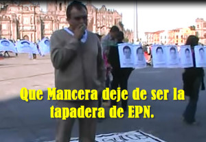 Le exigimos a Mancera que deje de ser la tapadera de Peña Nieto. De ConcienciaTV.