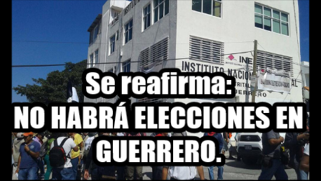 Que lo entiendan, NO habrá elecciones en Guerrero, hasta que regresen a los 43: CETEG.