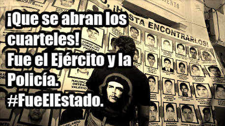 Amenazan con que el Ejército nos dispare; que se abran los cuarteles: Vocero de Ayotzinapa.