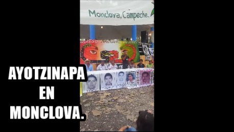 La desaparición forzada es una herramienta de contrainsurgencia. Omar García de Ayotzinapa.