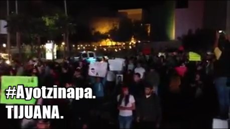 De sur a norte. Desde Chiapas, hasta Tijuana. #AcciónGlobalPorAyotzinapa.