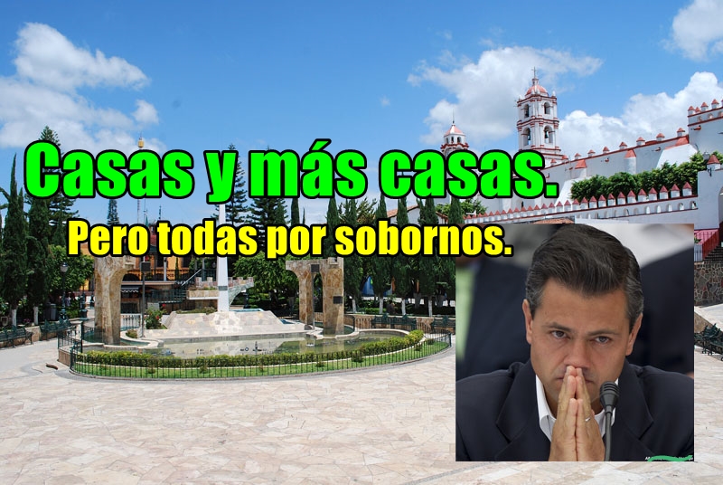 O sea que, Peña Nieto no ha comprado una sola casa, todas son por sobornos.