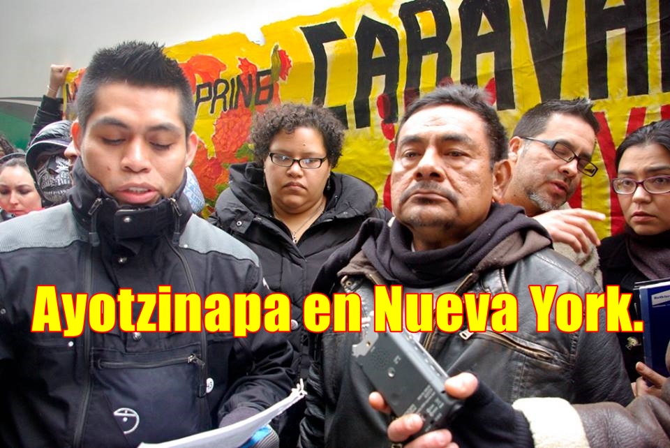 La Caravana de Ayotzinapa en Nueva York. #Caravana43.