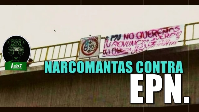 Cuelgan tres narcomantas contra Peña Nieto en Irapuato, Gto.