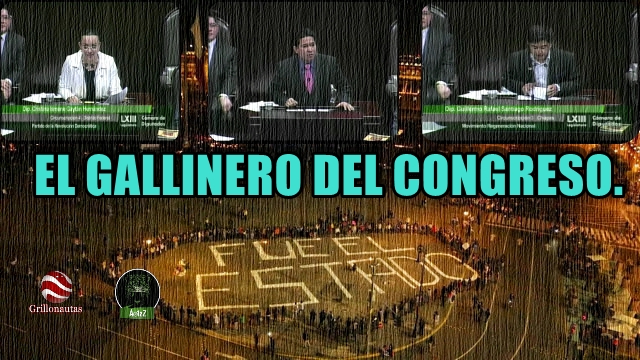En el 'gallinero' del Congreso discuten y politizan la tragedia de #Ayotzinapa.