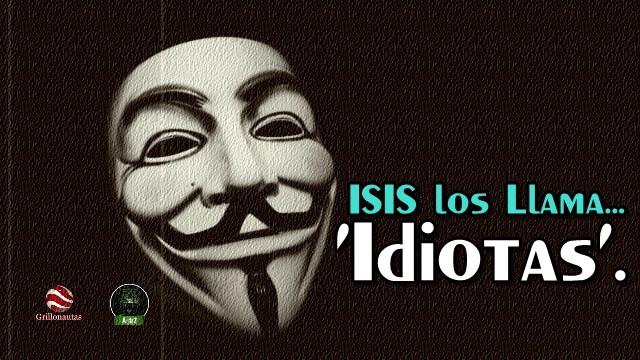 Le responden a Anonymous; EI los llama 'idiotas'.
