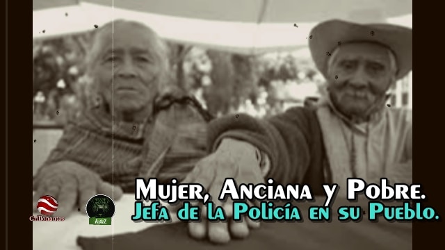 Anciana de más de 60 años es encargada de la policía de su pueblo en Guerrero.