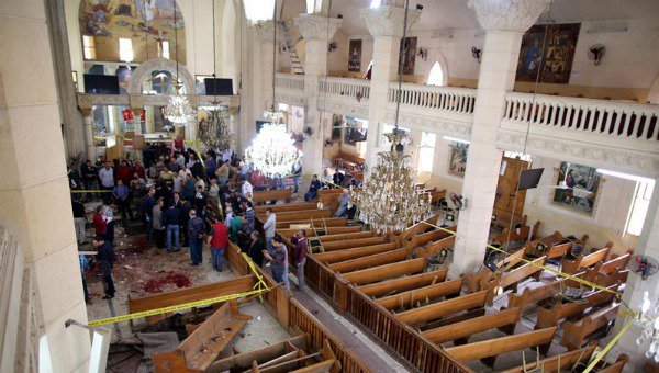 Egipto: Un segundo atentado en una iglesia eleva la cifra a 45 fallecidos y 143 heridos este Domingo de Ramos