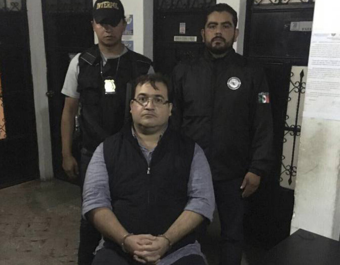 Javier Duarte, detenido en Guatemala. Uno de los criminales más peligrosos de México. (Transmisión)