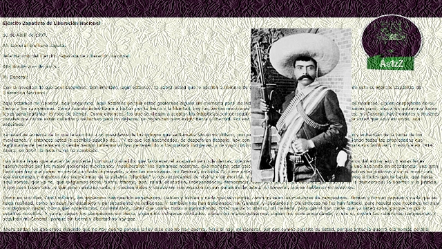 Carta del EZLN a Emiliano Zapata por el aniversario de su muerte