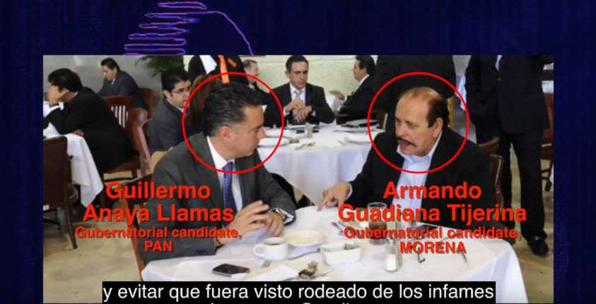 Acusan en video a Guillermo Anaya, candidato del PAN al gobierno de Coahuila, de lavar dinero de Los Zetas