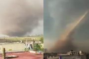 Impresionante tornado en Toluca deja 13 viviendas afectadas, arranca árboles y un poste eléctrico