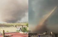 Impresionante tornado en Toluca deja 13 viviendas afectadas, arranca árboles y un poste eléctrico