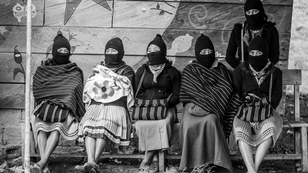 Las compañeras del EZLN se suman al #ParoNacionalDeMujeres