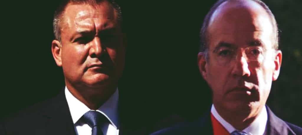 felipe Calderón y Genaro García Luna