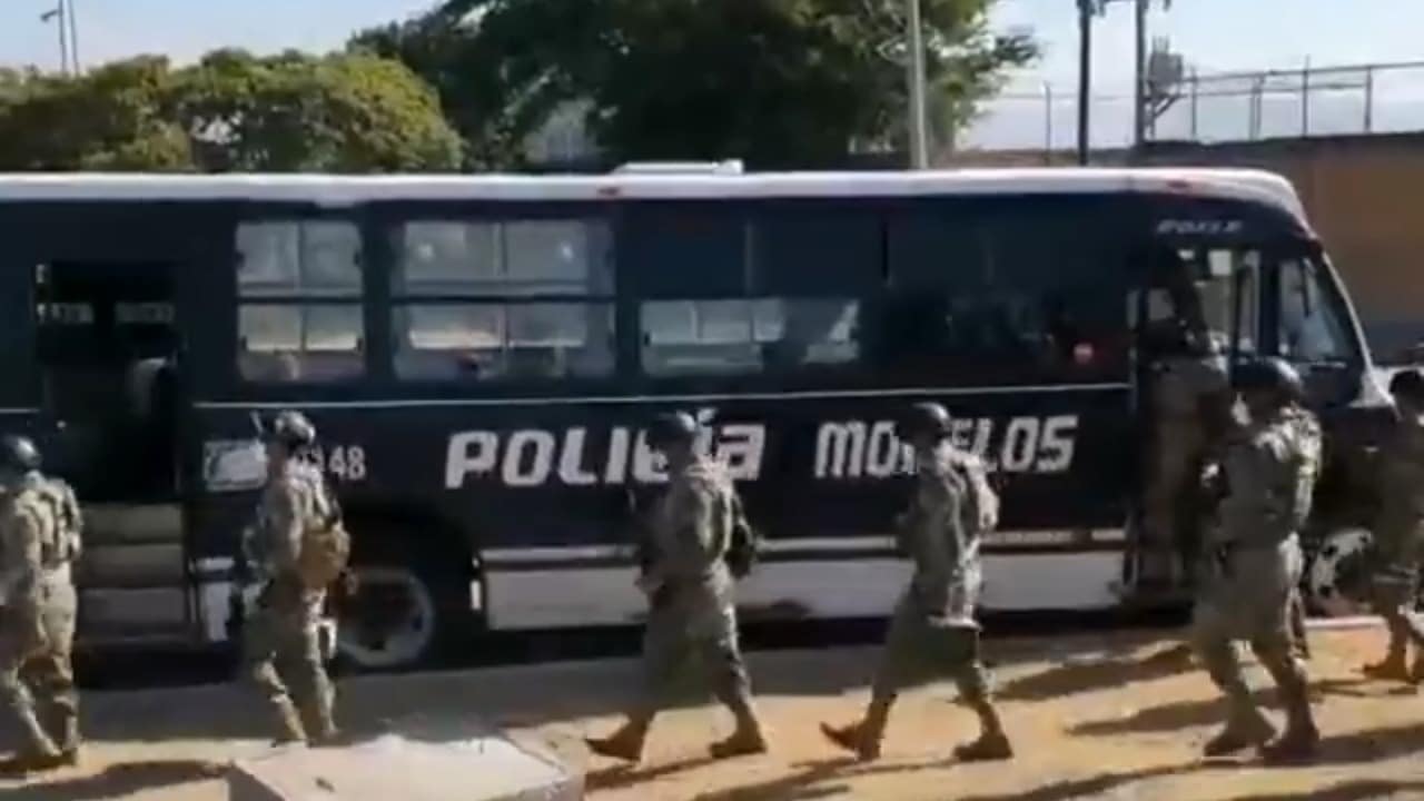Llegan marinos a Morelos, porque Cuauhtémoc Blanco nomás no puede con la inseguridad
